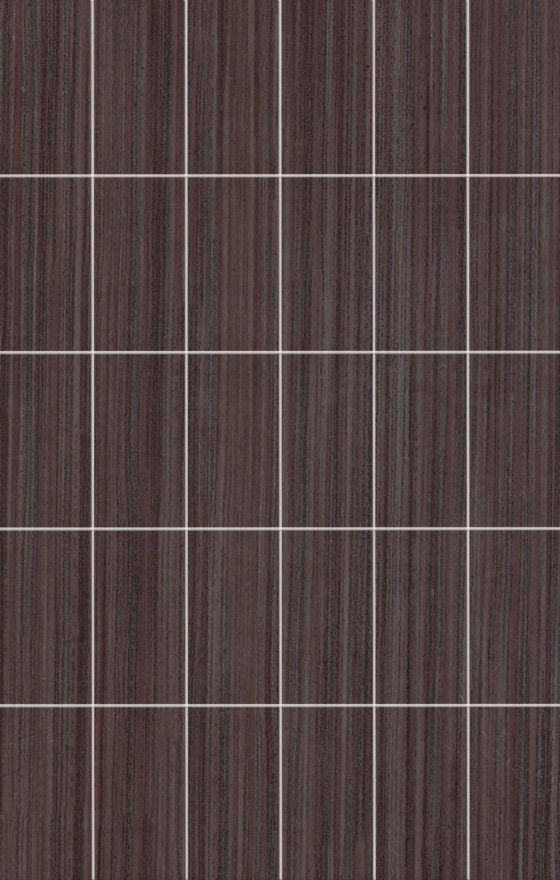 NB1844 Affinity Coffee Brushed Mosaic Wall Tile 270x420mm - 1.33m²